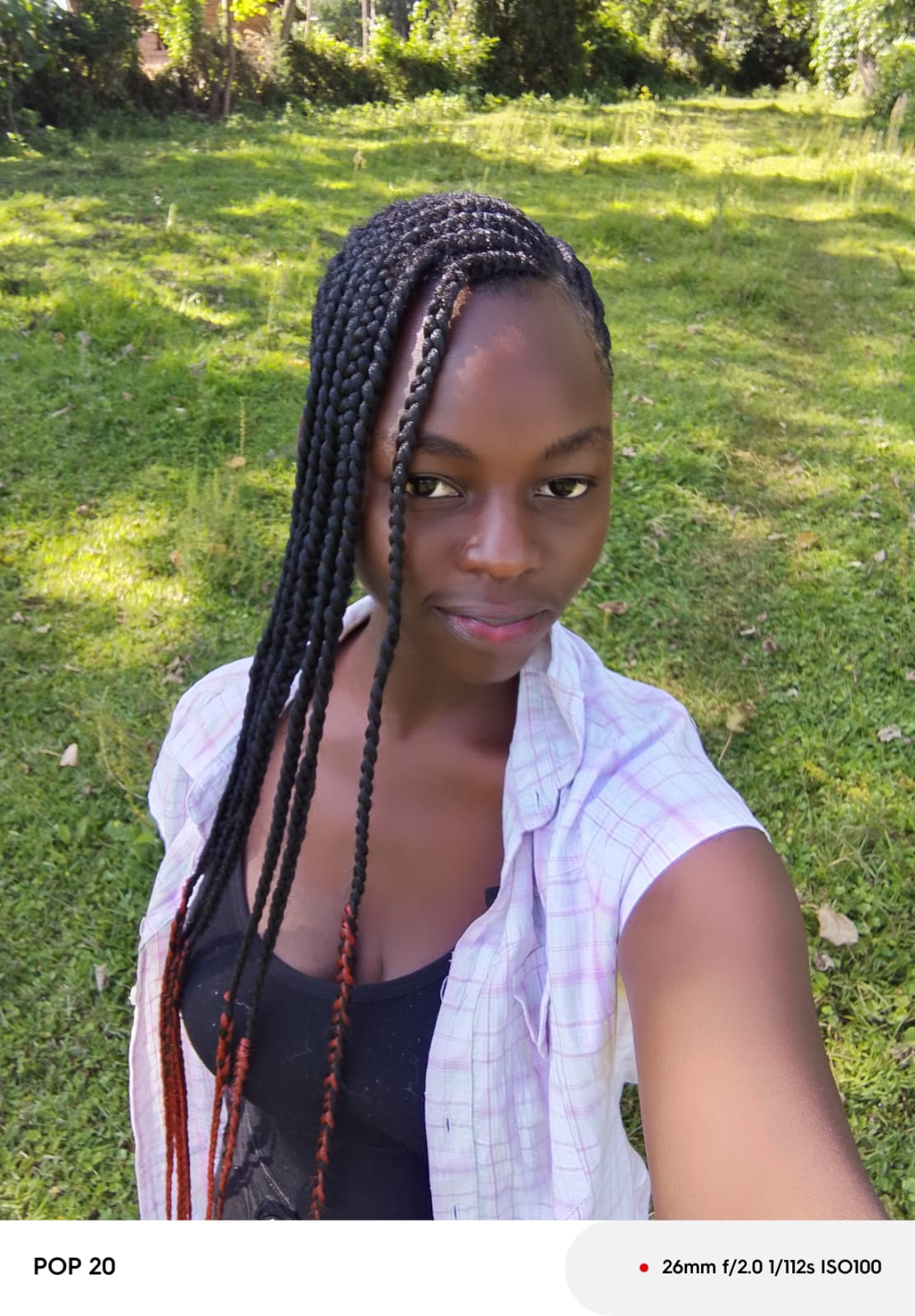 Tashlyn smiling on a video call